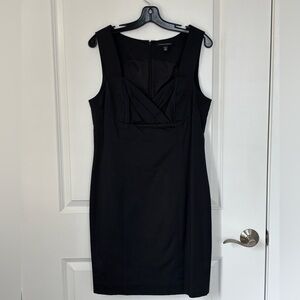 Banana Republic Classic Black Midi Party Dress size 12